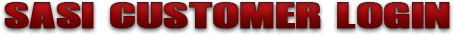 SASI Customer Login